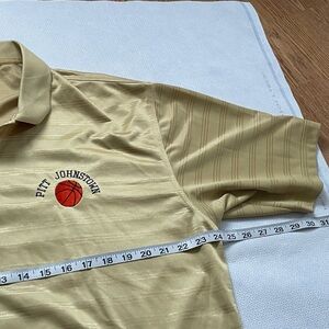 Adidas Pitt Johnstown Gold Polo Shirt